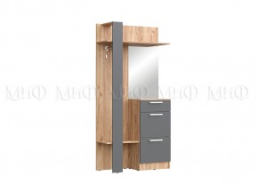 МАРТИНА Прихожая (модульная) дуб крафт/графит в Серове - serov.mebel24.online | фото 2