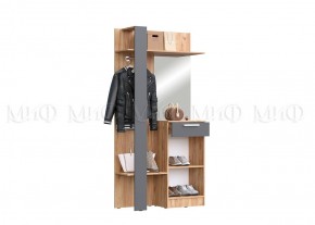 МАРТИНА Прихожая (модульная) дуб крафт/графит в Серове - serov.mebel24.online | фото 3