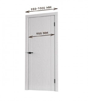 Межкомнатная дверь Bolivar Каньон браун (комплект) 900 в Серове - serov.mebel24.online | фото