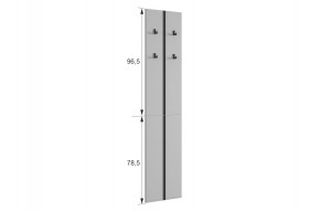 МЕРСИ Прихожая (модульная) графит в Серове - serov.mebel24.online | фото 3