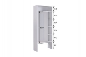 МЕРСИ Прихожая (модульная) графит в Серове - serov.mebel24.online | фото 5