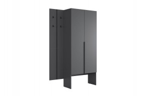 МЕРСИ Прихожая (модульная) графит в Серове - serov.mebel24.online | фото 6