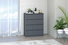 МС "Хилтон" Комод №1 800 (4 ящ.) графит в Серове - serov.mebel24.online | фото