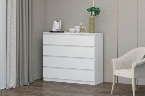 МС "Хилтон" Комод №3 1200 (8 ящ.) белый текстурный в Серове - serov.mebel24.online | фото