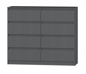 МС "Хилтон" Комод №3 1200 (8 ящ.) графит в Серове - serov.mebel24.online | фото 2