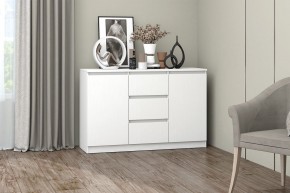 МС "Хилтон" Комод №4 1200 (белый текстурный) в Серове - serov.mebel24.online | фото