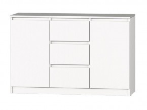 МС "Хилтон" Комод №4 1200 (белый текстурный) в Серове - serov.mebel24.online | фото 2