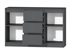 МС "Хилтон" Комод №4 1200 (графит) в Серове - serov.mebel24.online | фото 3