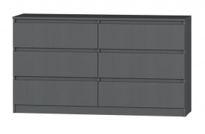 МС "Хилтон" Комод №5 1400 (6 ящ.) графит в Серове - serov.mebel24.online | фото 2