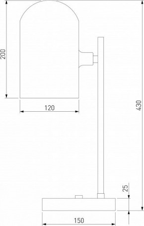 Настольная лампа декоративная Eurosvet Bambola 01164/1 латунь в Серове - serov.mebel24.online | фото 2