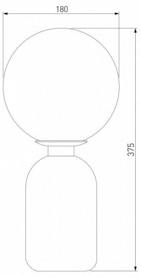 Настольная лампа декоративная Eurosvet Bubble 01197/1 белый в Серове - serov.mebel24.online | фото 2