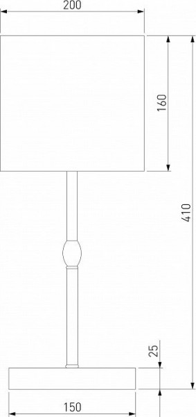 Настольная лампа декоративная Eurosvet Notturno 01162/1 черный в Серове - serov.mebel24.online | фото 4