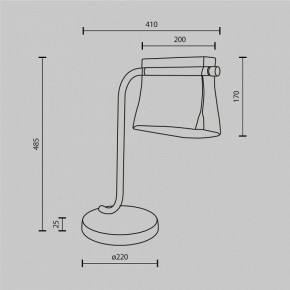 Настольная лампа декоративная Maytoni Cabaret MOD170TL-L8BS3K в Серове - serov.mebel24.online | фото 7