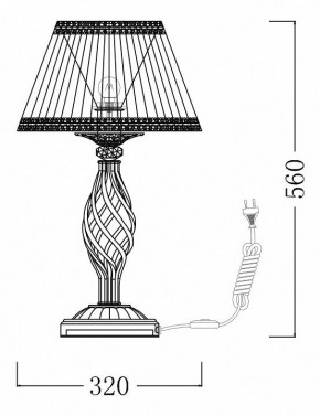 Настольная лампа декоративная Maytoni Grace ARM247-00-G в Серове - serov.mebel24.online | фото 7