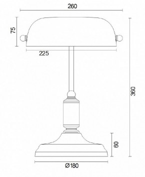 Настольная лампа офисная Maytoni Kiwi Z153-TL-01-BS в Серове - serov.mebel24.online | фото 2