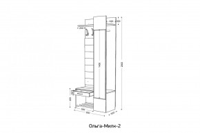 ОЛЬГА-МИЛК 2 Прихожая в Серове - serov.mebel24.online | фото 2