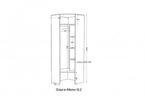 ОЛЬГА-МИЛК 9.2 Шкаф угловой с зеркалом в Серове - serov.mebel24.online | фото 2