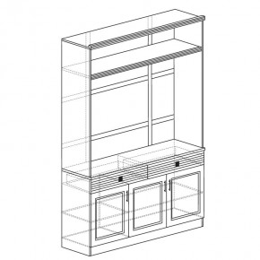 ОРЛЕАН Гостиная (модульная) серый в Серове - serov.mebel24.online | фото 5