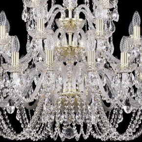 Подвесная люстра Bohemia Ivele Crystal 1402 1402/16+8+4/300/h-123/3d/G в Серове - serov.mebel24.online | фото 3