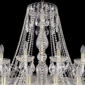 Подвесная люстра Bohemia Ivele Crystal 1411 1411/24+12/460/G в Серове - serov.mebel24.online | фото 4