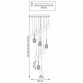 Подвесная люстра Lightstar Acrile 738131 в Серове - serov.mebel24.online | фото 7