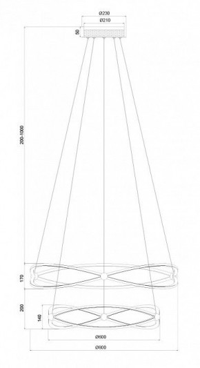 Подвесной светильник Maytoni Weave MOD062PL-L103CH3K в Серове - serov.mebel24.online | фото 9