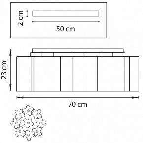 Потолочная люстра Lightstar Nubi 802093 в Серове - serov.mebel24.online | фото 2