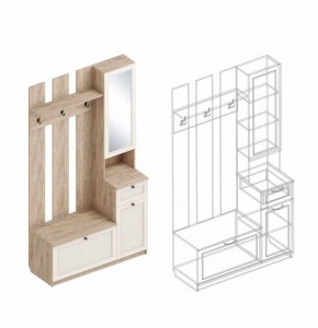 Прихожая Филадельфия (модульная) в Серове - serov.mebel24.online | фото 3