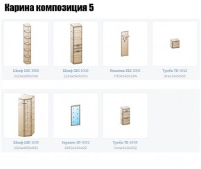 Прихожая Карина (модульная) в Серове - serov.mebel24.online | фото 2