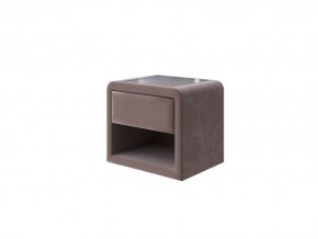 PROxSON Тумба Cube (Ткань: Велюр Shaggy Chocolate) 52x41 в Серове - serov.mebel24.online | фото