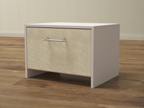 PROxSON Тумба Varna (ЛДСП Белая+ткань Белый/Savana Milk (молочный)) 51x40 в Серове - serov.mebel24.online | фото