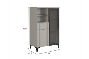 РИЧ Комод 2 со стеклом в Серове - serov.mebel24.online | фото 2