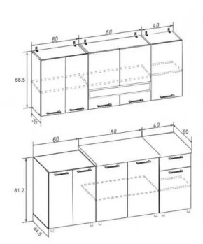 РИО-2 ЛДСП Кухонный гарнитур 1,8 м в Серове - serov.mebel24.online | фото 7