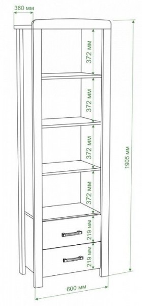 Шкаф для белья Бартоло ВТД-ГФ в Серове - serov.mebel24.online | фото 2