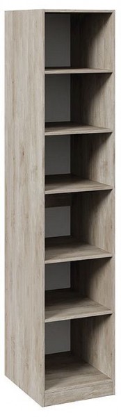 Шкаф для белья Эмбер СМ-348.07.002 L в Серове - serov.mebel24.online | фото 2