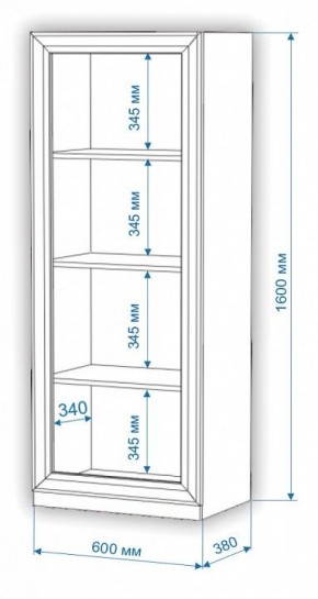 Шкаф для белья Нобиле ВтН-ФГД в Серове - serov.mebel24.online | фото 2