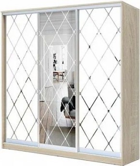 Шкаф-купе ХИТ 22-18-666 РОМБ БОЛЬШОЙ МАТОВЫЙ в Серове - serov.mebel24.online | фото