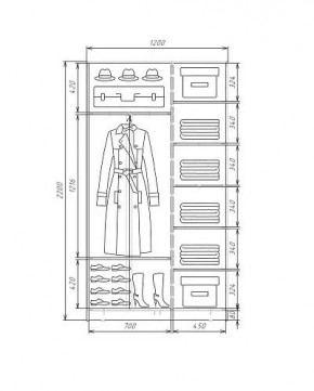 Шкаф-купе ХИТ 22-4-12-55 (420) в Серове - serov.mebel24.online | фото 5