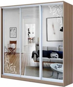 Шкаф-купе ХИТ 23-20/2-656 ОРНАМЕНТ в Серове - serov.mebel24.online | фото