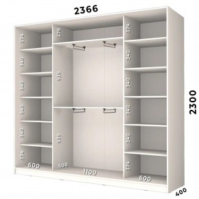 Шкаф-купе ХИТ 23-4-24/2-5555 (420) в Серове - serov.mebel24.online | фото 2