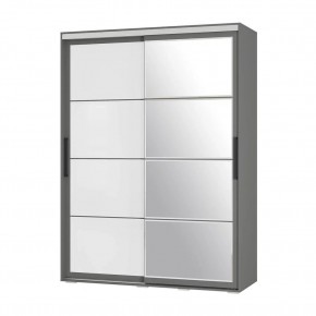 Шкаф-купе Крафт-6 1.6 м ШКК-06 (графит) в Серове - serov.mebel24.online | фото 3