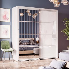 Шкаф-купе Крафт-6 1.6 м ШКК-06 (ясень белый) в Серове - serov.mebel24.online | фото 1
