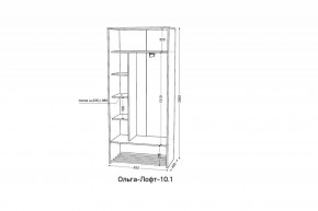 Шкаф-купе Ольга-Лофт 10.1 в Серове - serov.mebel24.online | фото 4