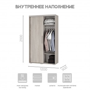 Шкаф-купе ШКК-11 (ясень белый) в Серове - serov.mebel24.online | фото 6