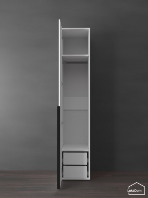 Шкаф Linnea MHR-1-3 2050х400х510 (Белый-М 11.1.2) в Серове - serov.mebel24.online | фото 6