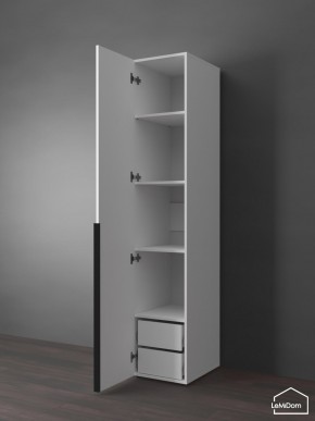 Шкаф Linnea MHR-1-4 2050х400х510 (Белый-М 11.1.1) в Серове - serov.mebel24.online | фото 5