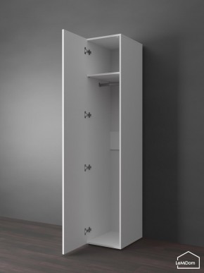 Шкаф Linnea MHR-1PO 2050х400х510 (Белый-М 11.1.1) в Серове - serov.mebel24.online | фото 4