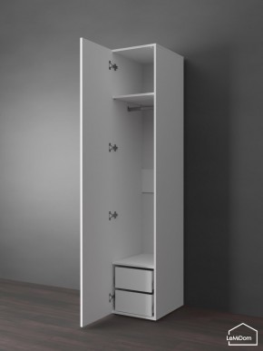 Шкаф Linnea MHR-1PO-3 2050х400х510 (Белый-М 11.1.1) в Серове - serov.mebel24.online | фото 4