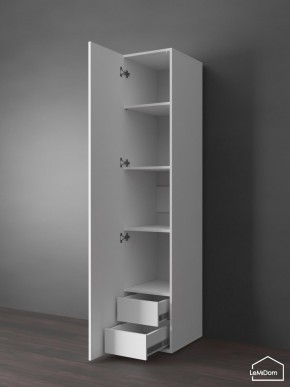 Шкаф Linnea MHR-1PO-4 2050х400х510 (Белый-М 11.1.1) в Серове - serov.mebel24.online | фото 4