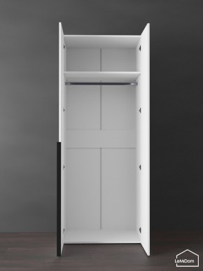 Шкаф Linnea MHR-2 2050х800х510 (Белый-М 11.1.2) в Серове - serov.mebel24.online | фото 4